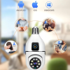 V380 PRO SQ002-L WIFI IP Bulb Camera PTZ