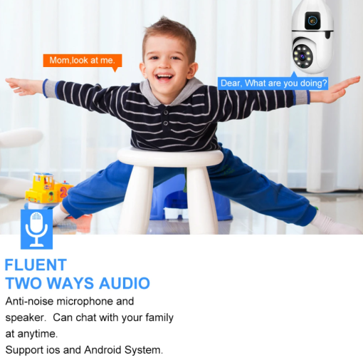 V380 PRO SQ002-L WIFI IP Bulb Camera PTZ - Image 9