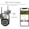 4G V-380 PRO SC02 Dual Lens WIFI IP Camera