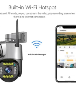 4G V-380 PRO SC02 Dual Lens WIFI IP Camera