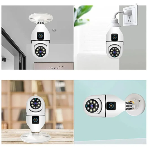 V380 PRO SQ002-L WIFI IP Bulb Camera PTZ - Image 3