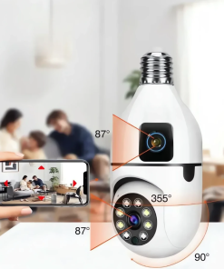 IPC-V380-E27-A2 V380 PRO  4K PTZ Dual Lens IP Bulb Camera